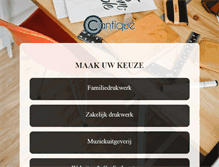 Tablet Screenshot of cantique.nl